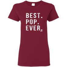 Load image into Gallery viewer, Best Pop Ever Dad Funny Short Sleeve Gift Shirt