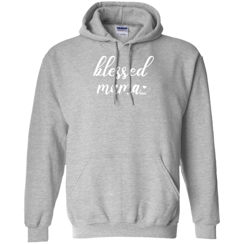 Blessed Mama Funny Pullover Hoodie