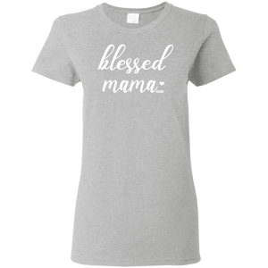 Blessed Mama Funny Short Sleeve Gift Shirt