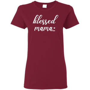 Blessed Mama Funny Short Sleeve Gift Shirt