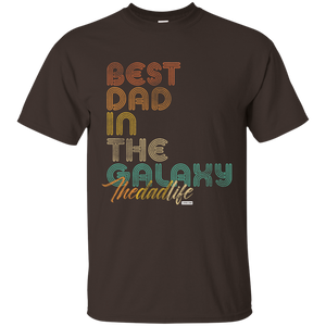 Best Dad In The Galaxy full Funny Short Sleeve Gift Shirt