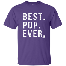 Load image into Gallery viewer, Best Pop Ever Dad Funny Short Sleeve Gift Shirt