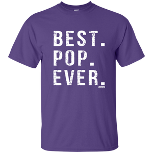 Best Pop Ever Dad Funny Short Sleeve Gift Shirt