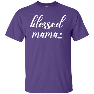 Blessed Mama Funny Short Sleeve Gift Shirt