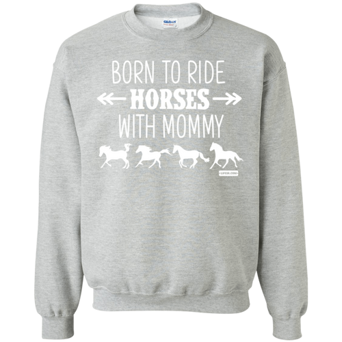 Born to Ride Horse With Mommy Horse