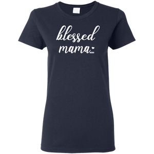 Blessed Mama Funny Short Sleeve Gift Shirt