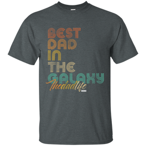 Best Dad In The Galaxy full Funny Short Sleeve Gift Shirt