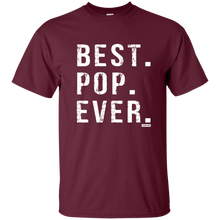 Load image into Gallery viewer, Best Pop Ever Dad Funny Short Sleeve Gift Shirt