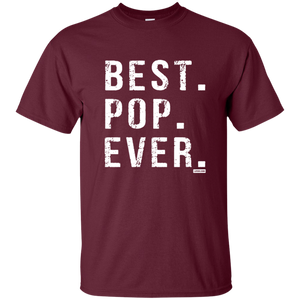 Best Pop Ever Dad Funny Short Sleeve Gift Shirt