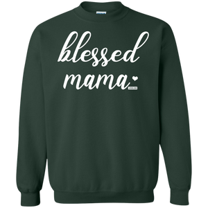 Blessed Mama Funny Pullover Sweatshirt