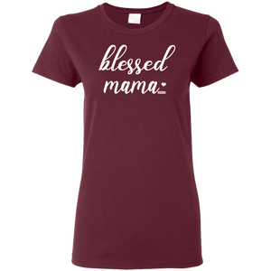 Blessed Mama Funny Short Sleeve Gift Shirt