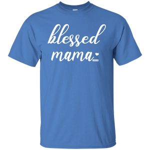 Blessed Mama Funny Short Sleeve Gift Shirt