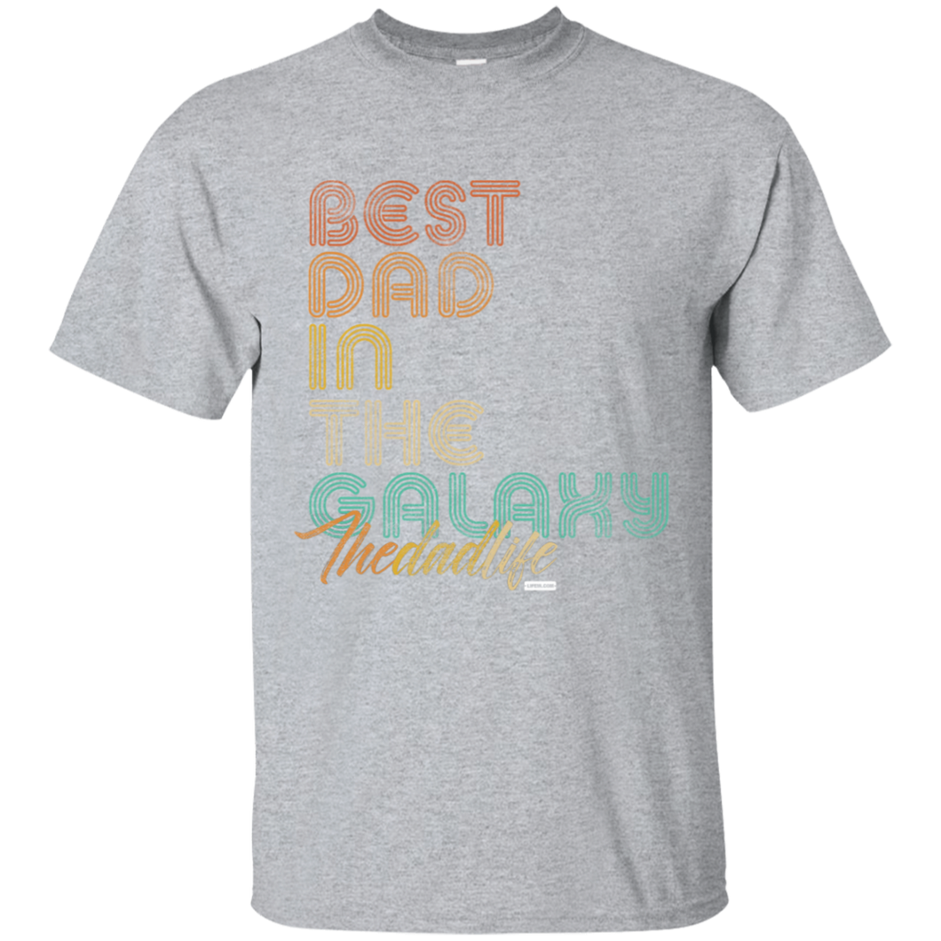 Best Dad In The Galaxy full Funny Short Sleeve Gift Shirt