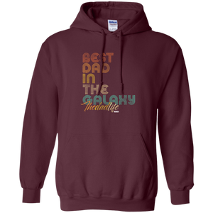 Best Dad In The Galaxy Full Funny Pullover Hoodie