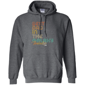 Best Dad In The Galaxy Full Funny Pullover Hoodie