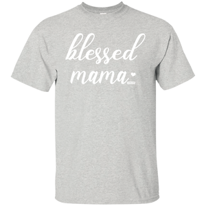 Blessed Mama Funny Short Sleeve Gift Shirt