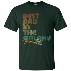 Best Dad In The Galaxy full Funny Short Sleeve Gift Shirt