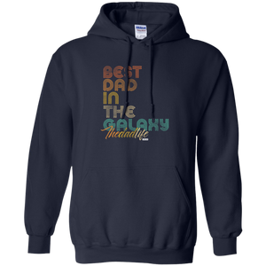 Best Dad In The Galaxy Full Funny Pullover Hoodie