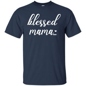 Blessed Mama Funny Short Sleeve Gift Shirt