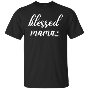 Blessed Mama Funny Short Sleeve Gift Shirt