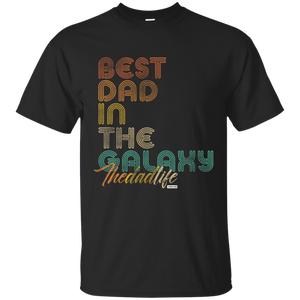 Best Dad In The Galaxy full Funny Short Sleeve Gift Shirt