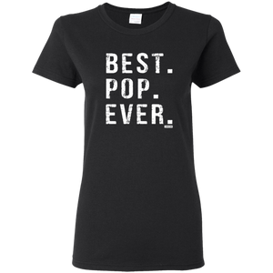 Best Pop Ever Dad Funny Short Sleeve Gift Shirt