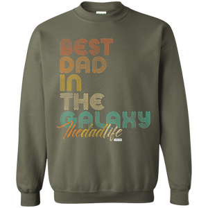 Best Dad In The Galaxy full  Funny Pullover Sweatshirt