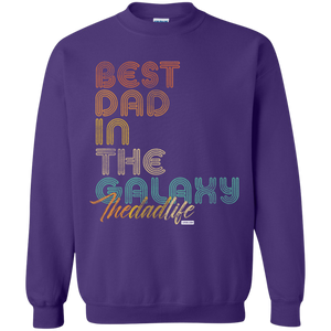 Best Dad In The Galaxy full  Funny Pullover Sweatshirt