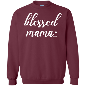 Blessed Mama Funny Pullover Sweatshirt