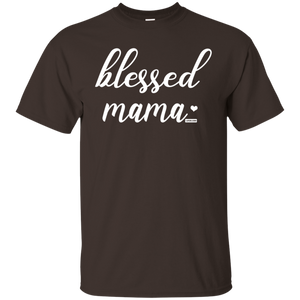 Blessed Mama Funny Short Sleeve Gift Shirt