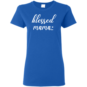 Blessed Mama Funny Short Sleeve Gift Shirt