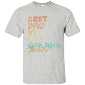 Best Dad In The Galaxy full Funny Short Sleeve Gift Shirt