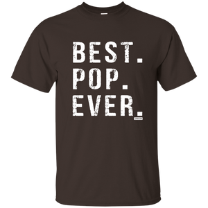 Best Pop Ever Dad Funny Short Sleeve Gift Shirt