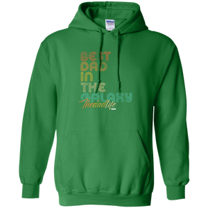 Best Dad In The Galaxy Full Funny Pullover Hoodie