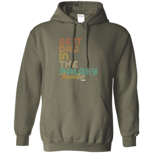 Best Dad In The Galaxy Full Funny Pullover Hoodie