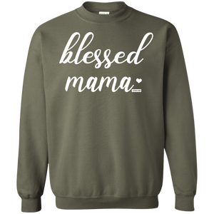 Blessed Mama Funny Pullover Sweatshirt