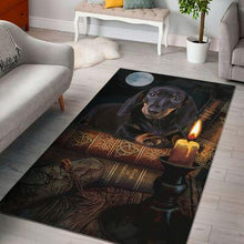 Load image into Gallery viewer, DACHSHUND HALLOWEEN Rug Mat All Over Print