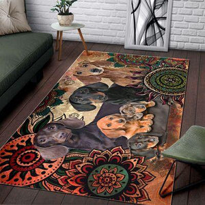 Dachshund Rug Mat All Over Print