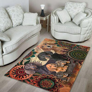 Dachshund Rug Mat All Over Print