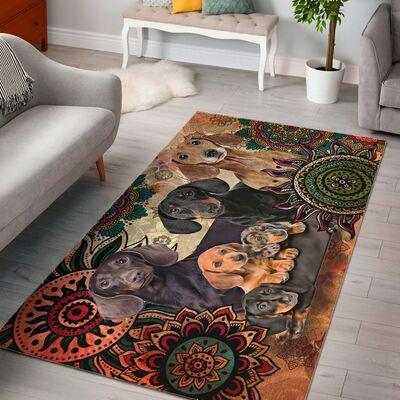 Dachshund Rug Mat All Over Print